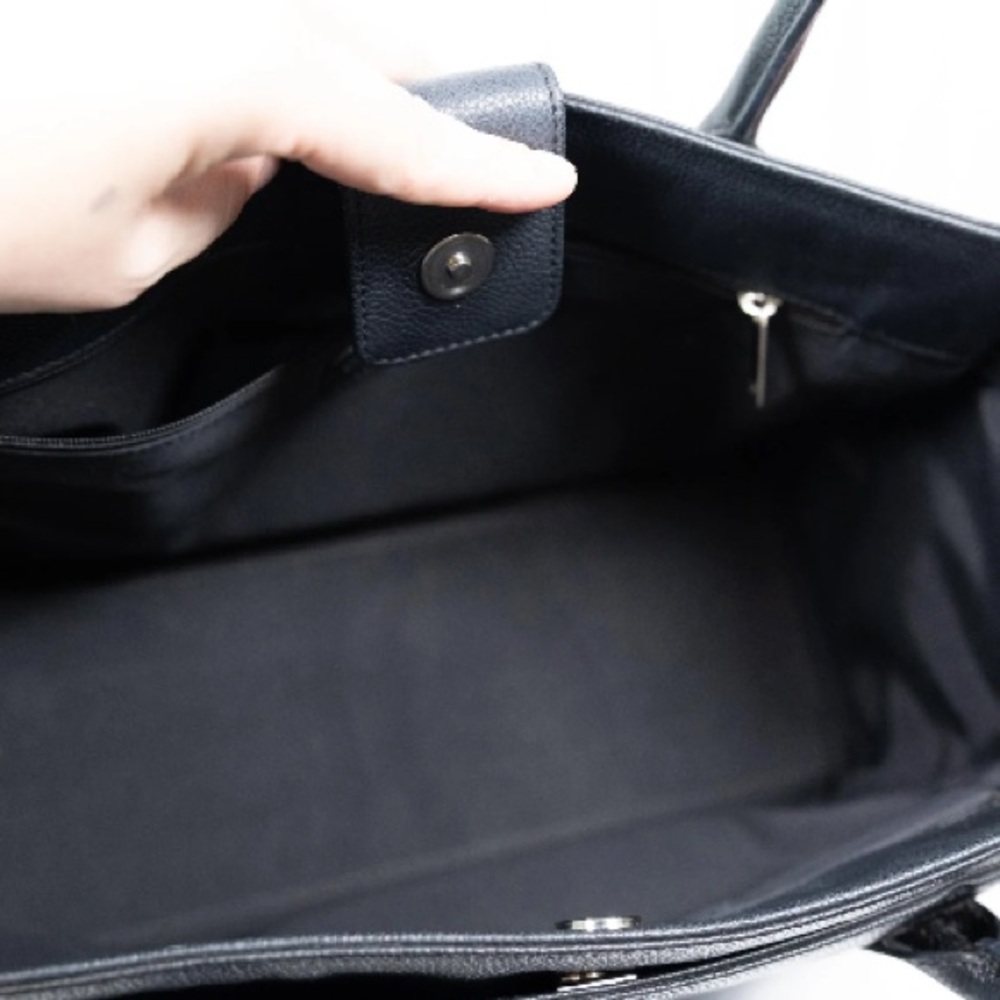 Chanel Cerf tote dark gray black - Picture 4 of 5